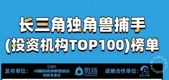 亚盈体育app最新版下载获评“长三角独角兽机构捕手TOP100”